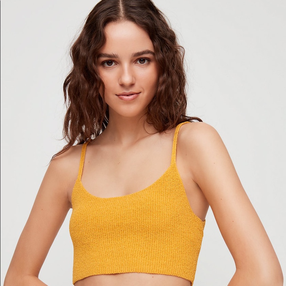 Aritzia Wilfred Free Sweater Cropped Tank